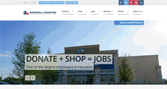 Desktop Screenshot of goodwillhouston.org